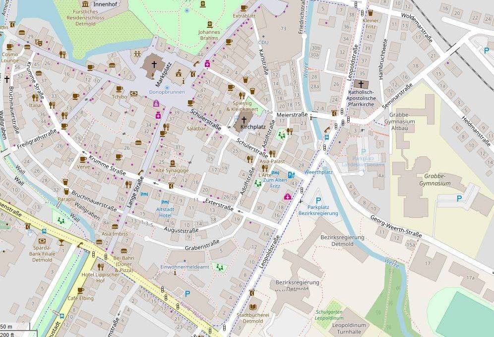 Anfahrt Skizze Grabbe Openstreetmap